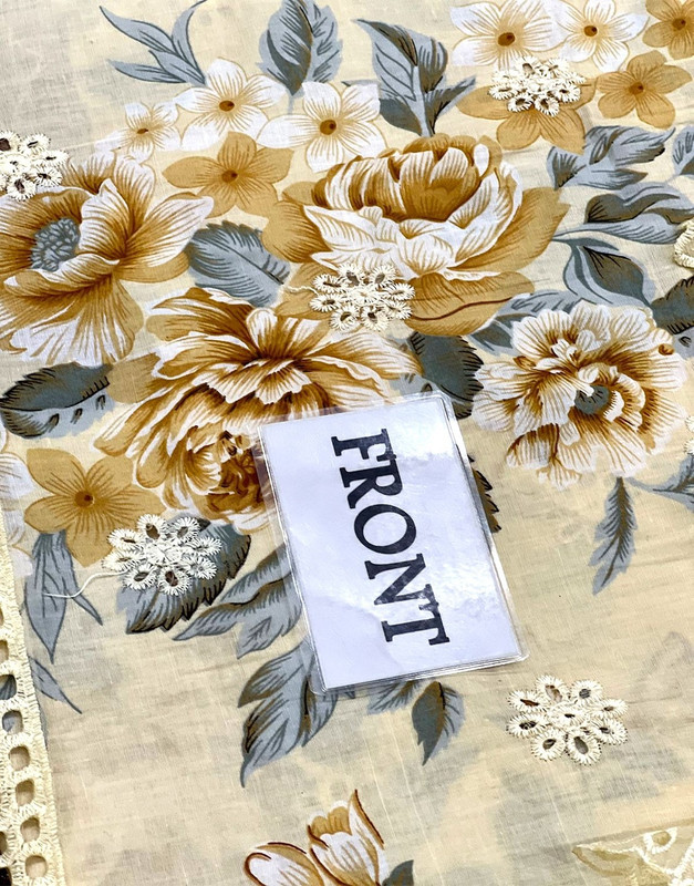 All-Over Print Schiffli Embroidered Lawn Dress 2026 with Chiffon Dupatta image 6