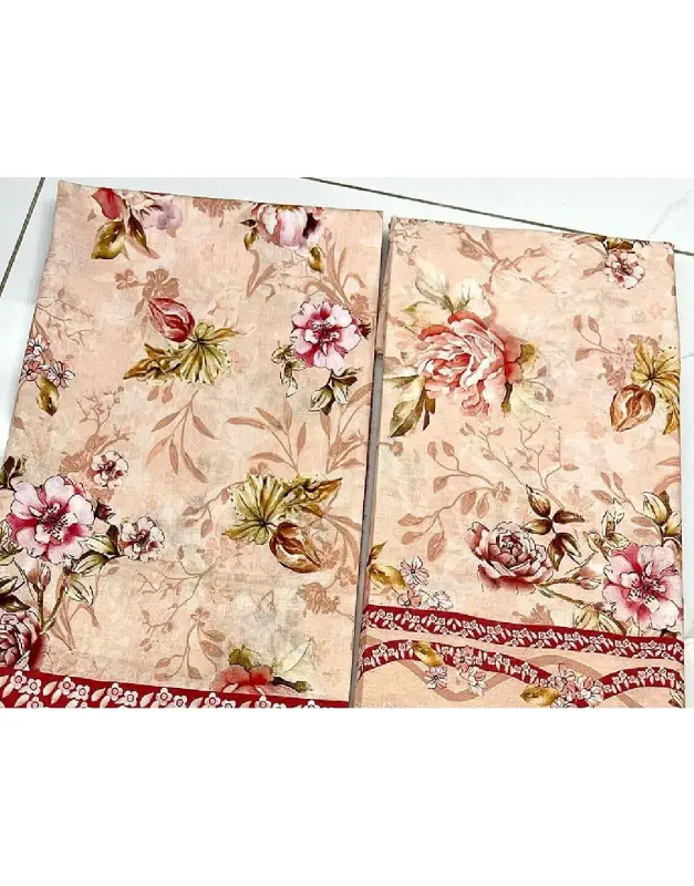 Digital All-Over Print Lawn Dress 2025 with Lawn Dupatta image 3