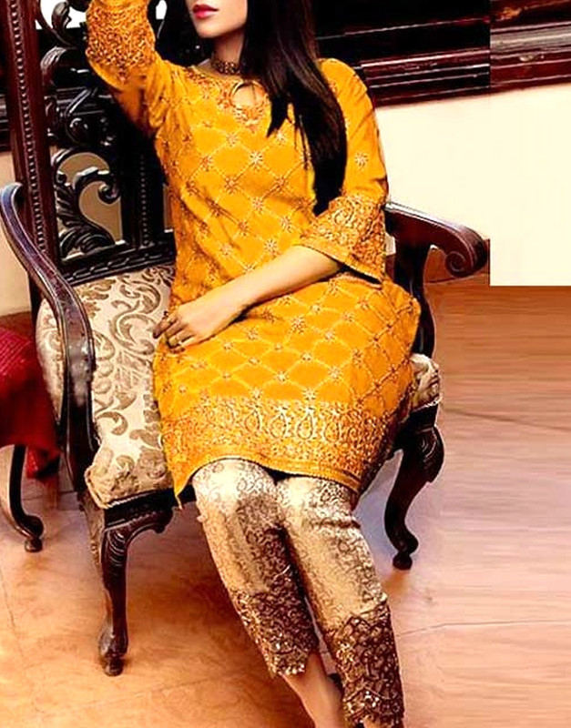 Luxury Embroidered Fancy Cotton Lawn Dress with Embroidered Bamber Chiffon Dupatta