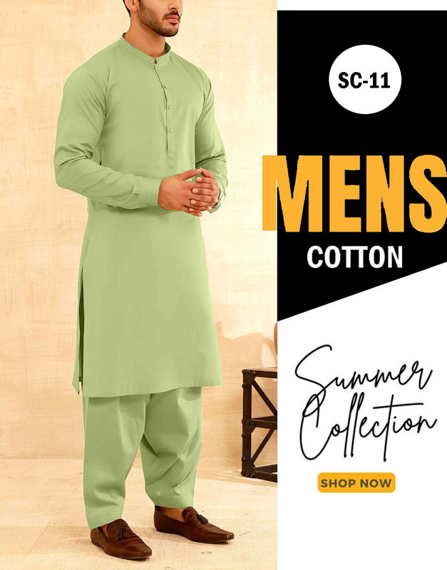 IB Swiss premium soft Egyptian Cotton unstitched Shalwar Kameez for men, 4.5M length